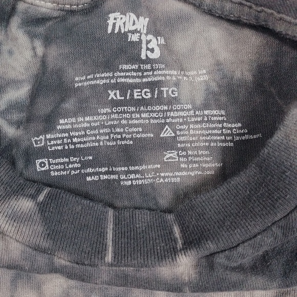 Friday the 13th men's t shirt size XL - Picture 4 of 9